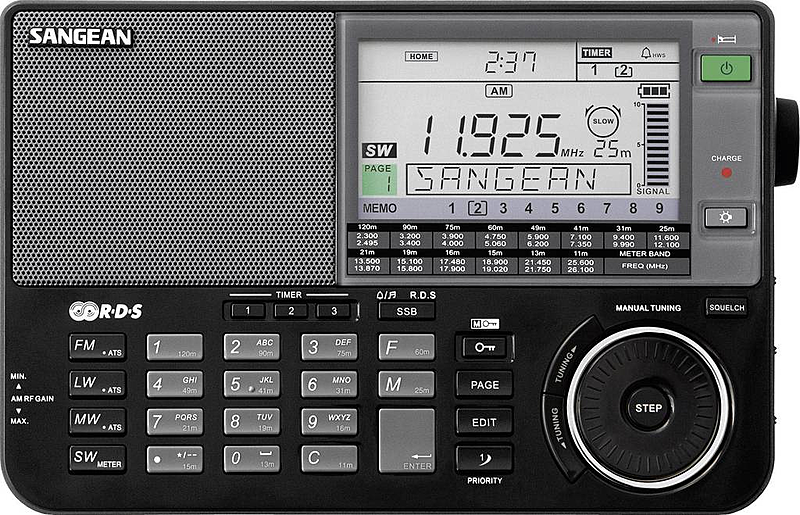 B-Ware Sangean Ats 909 X Weltempfänger Aux, Kw, Lw, Mw, Ukw Akku Ladefunktion Schwarz - 4711317992051
