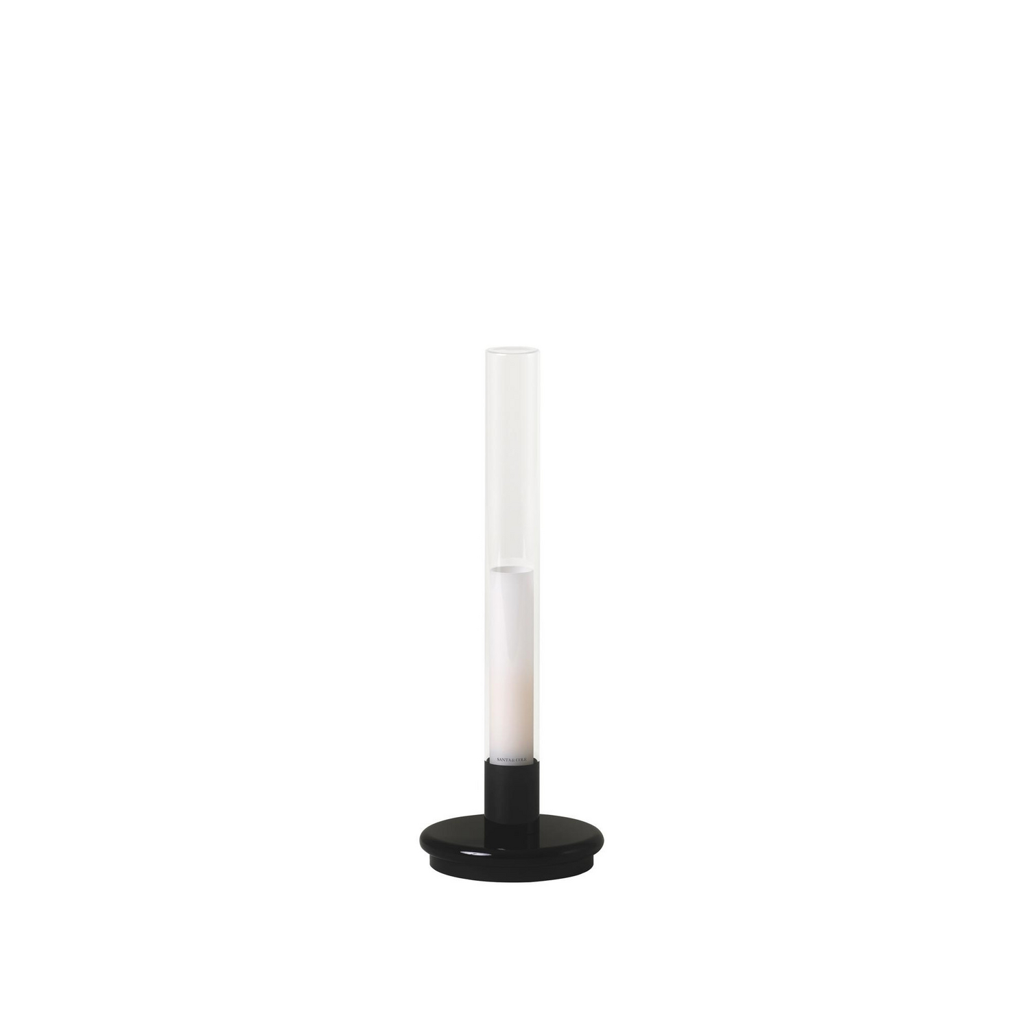 B-Ware Santa Cole Sylvestrina Led Akkuleuchte Tischlampe Akku Weiß Transparent Lampe - 8435515322446