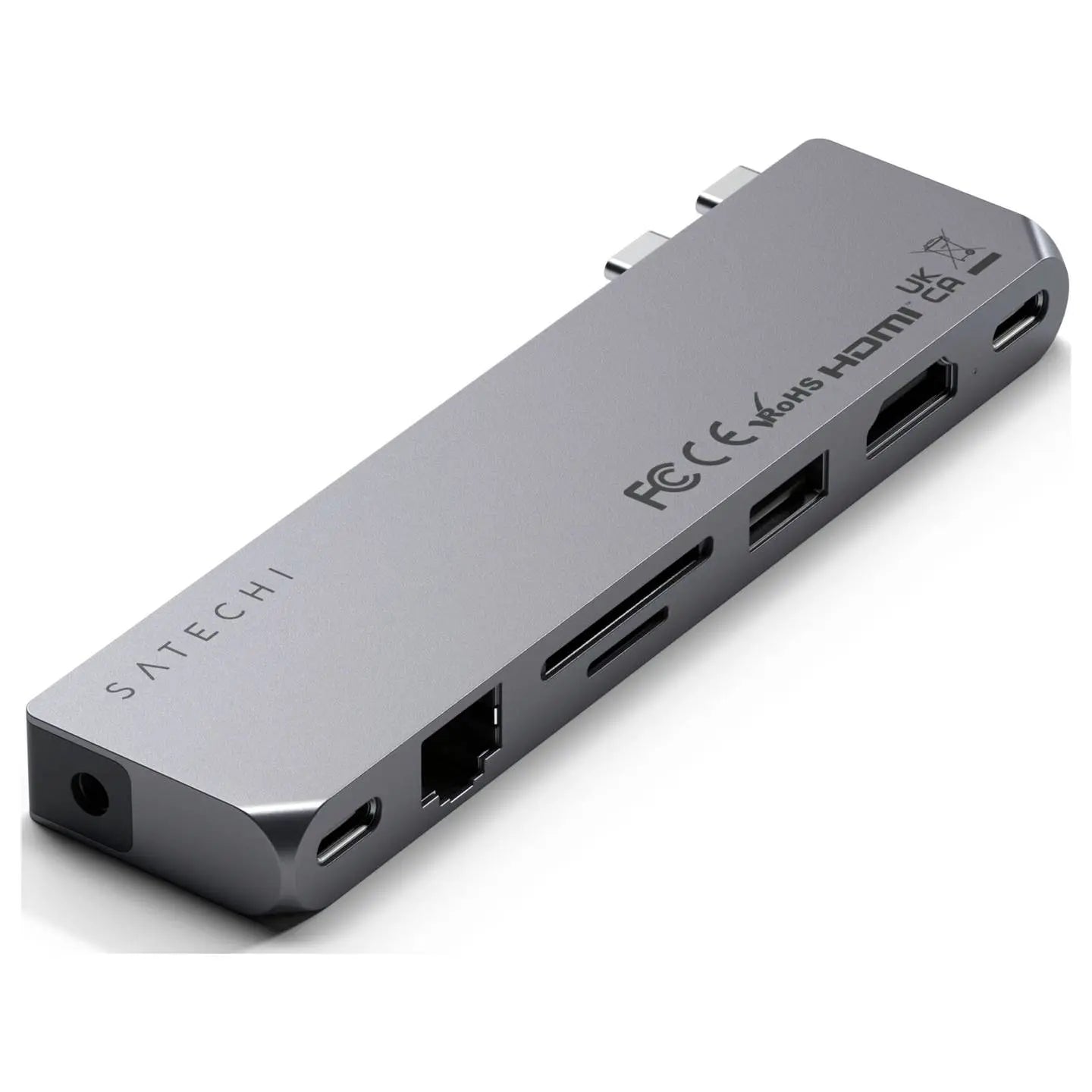 B-Ware Satechi Dockingstation Usb Hub Pro Hub Max Space Gray Mac Book Pro Air Usb C - 810086360314