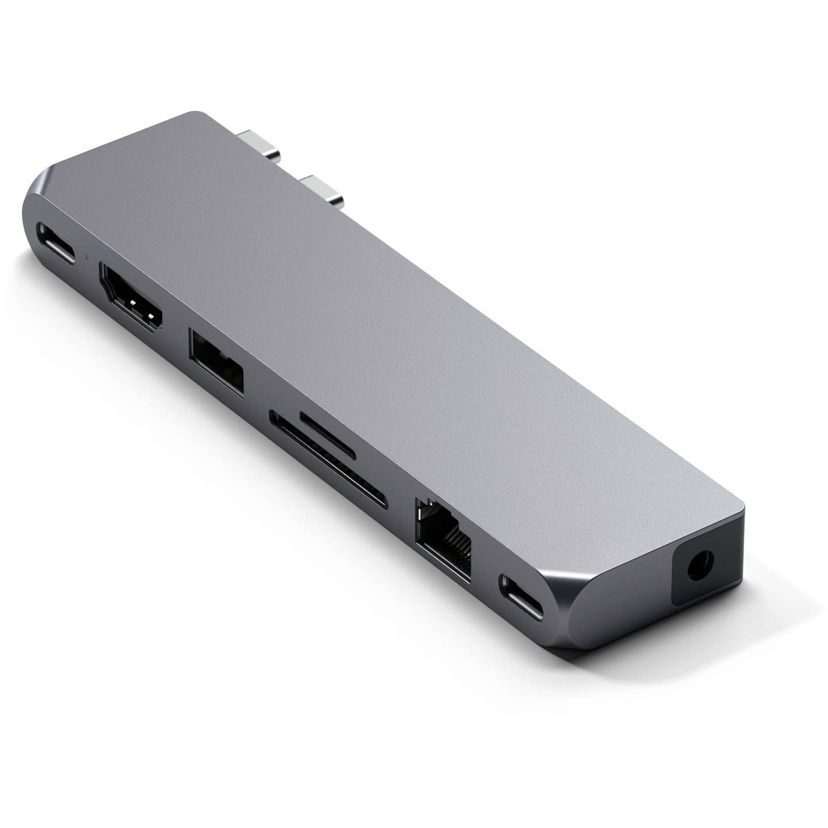 Satechi Dockingstation USB Hub Pro Hub Max Space Gray MacBook Pro Air USB-C - 0810086360314