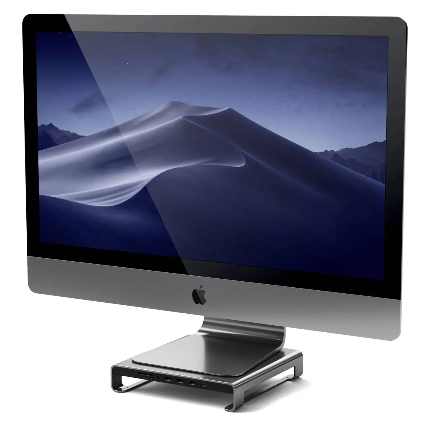 B-Ware Satechi St Amshm Monitor Stand Hub Bildschirmständer Usb Hub Silber Zubehör - 879961007973