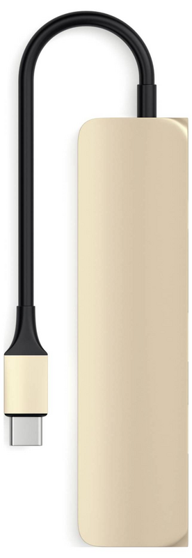 Satechi Usb C Dockingstation Adapter Hdmi Ladefunktion Gold Usb A Kompatibilität B-Ware - 879961006594