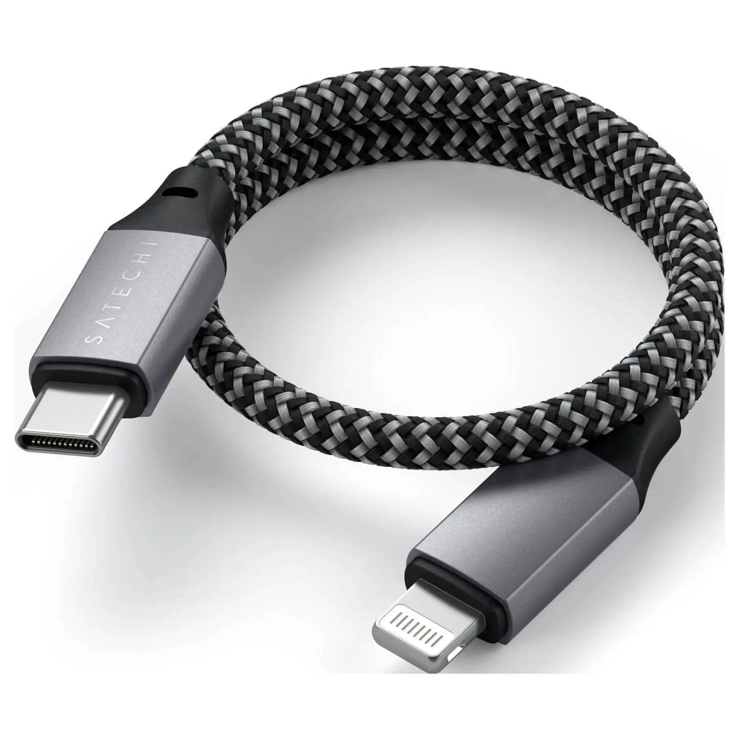 B-Ware Satechi St Tcl10 M Kabel Datenkabel Usb C Lightning 0.25m Ladekabel