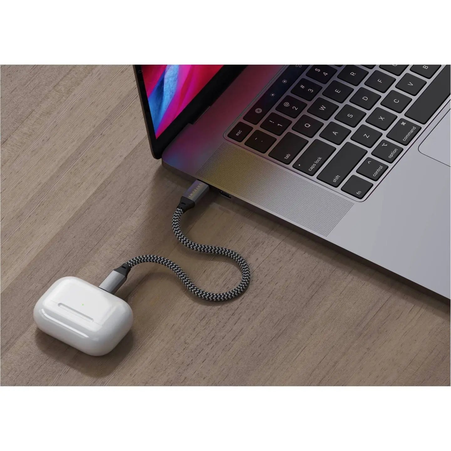 B-Ware Satechi St Tcl10 M Kabel Datenkabel Usb C Lightning 0.25m Ladekabel