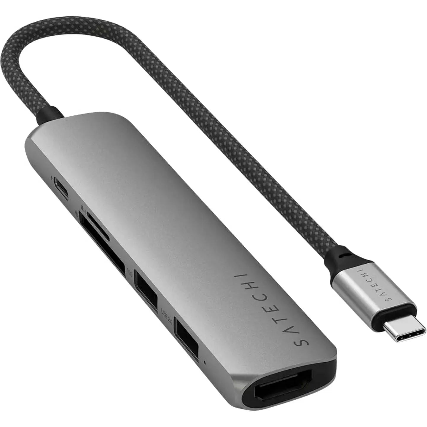 B-Ware Satechi Hub Dockingstation Usb C Multiport Adapter Spacegrau Kartenleser Macbook - 810086361755