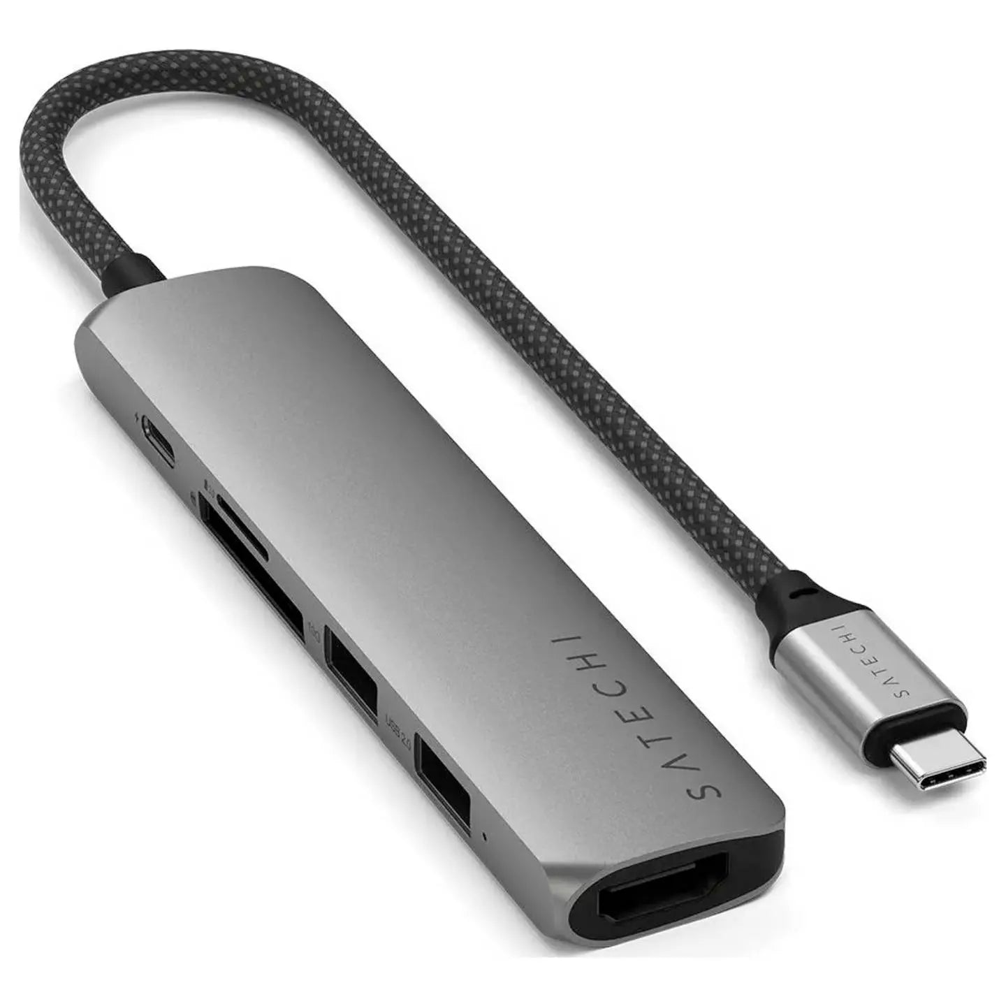 B-Ware Satechi Hub Dockingstation Usb C Multiport Adapter Spacegrau Kartenleser Macbook - 810086361755