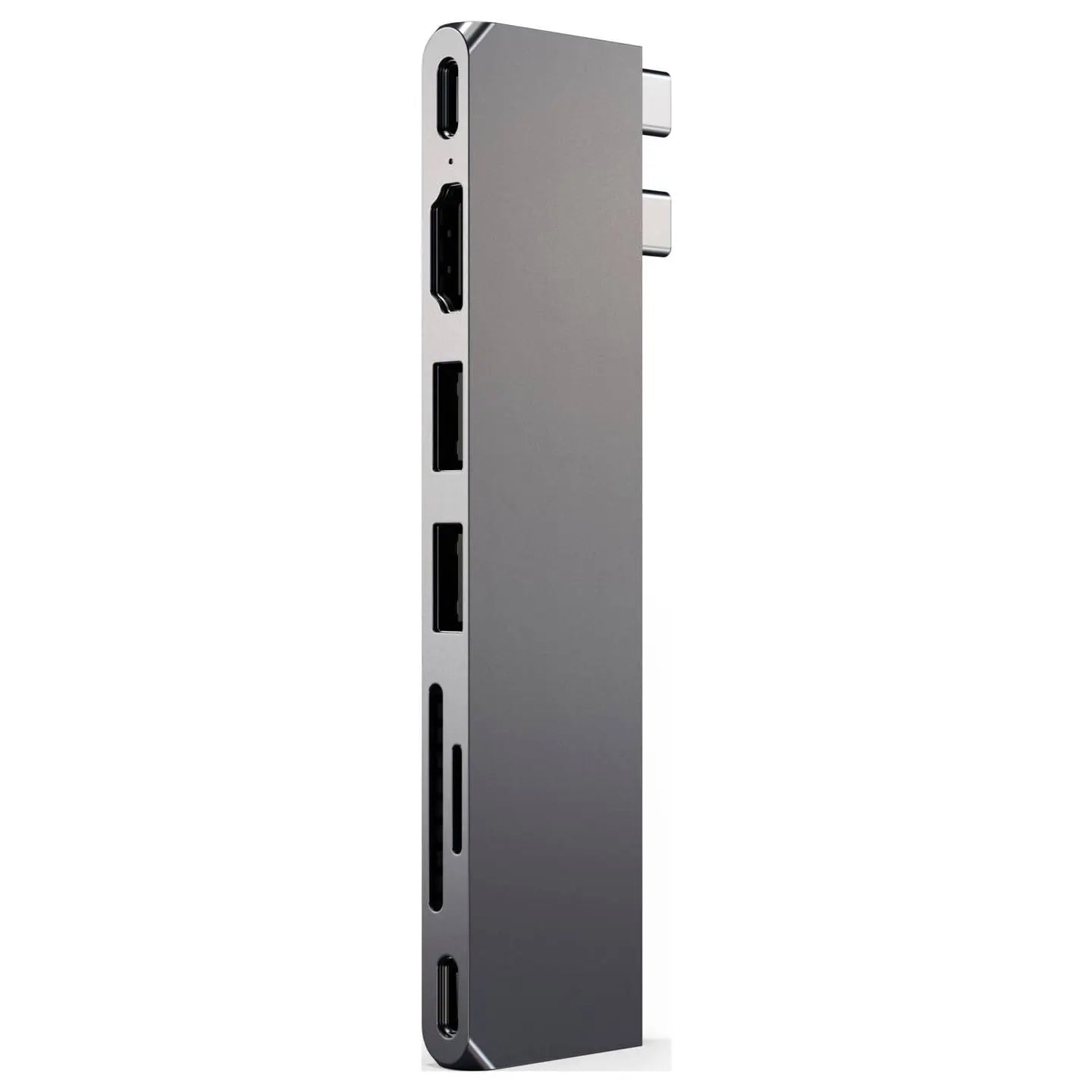 B-Ware Satechi Dockingstation Hub Adapter Usb C Pro Hub Slim Grau Usb A Sd Micro Sd Hdmi