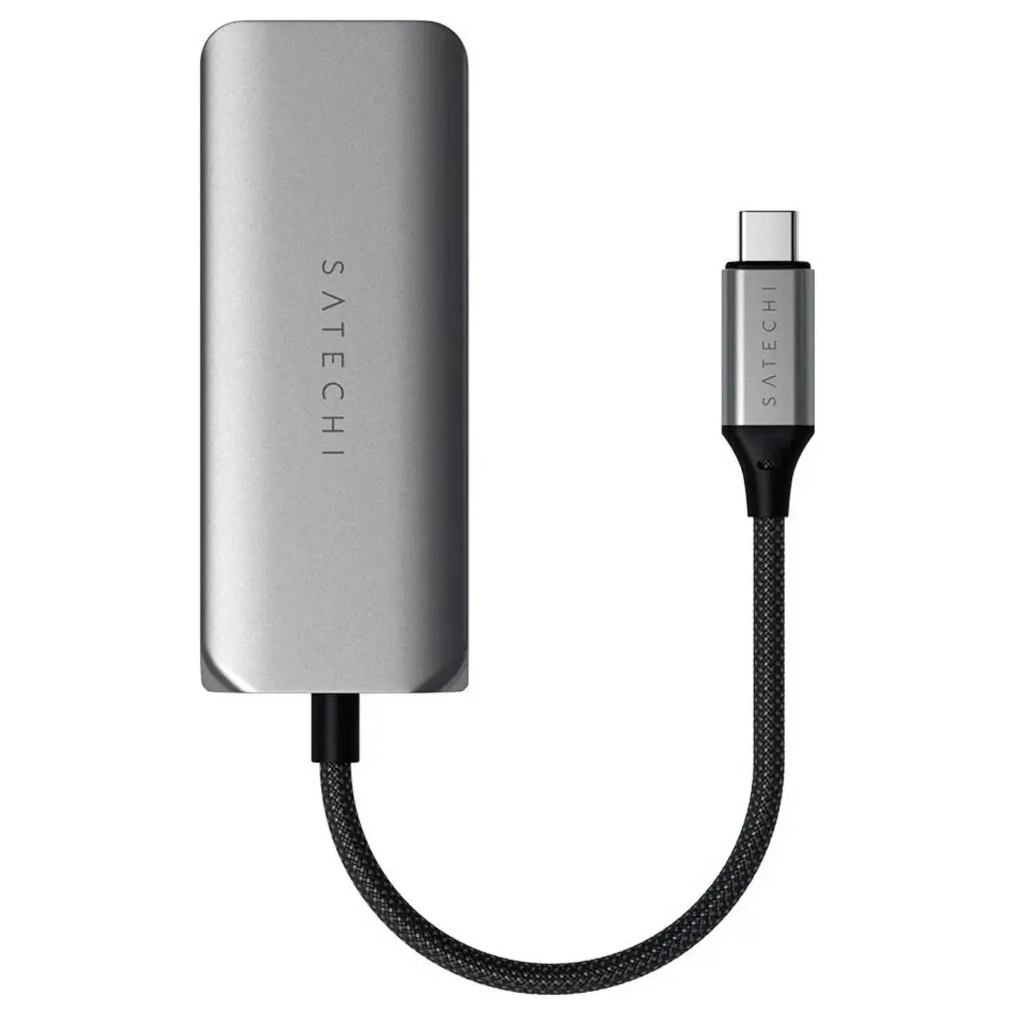 B-Ware Satechi Dockingstation 4 Port Hub Usb C Lan Grau Für Mac Book I Pad I Phone Apple - 810086361342