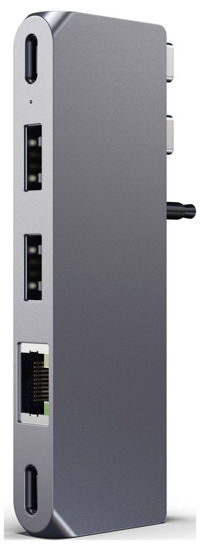 Satechi Usb C Pro Hub Mini Space Gray Dockingstation Adapter B-Ware