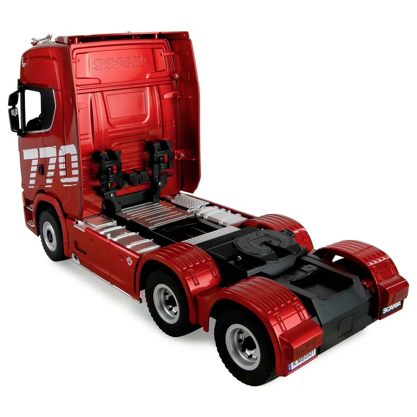 D-Ware Amewi Rc Lkw Truck Scania 770 S Zugmaschine 1:18 Rtr Modell Rot Defektware - 4262500342523