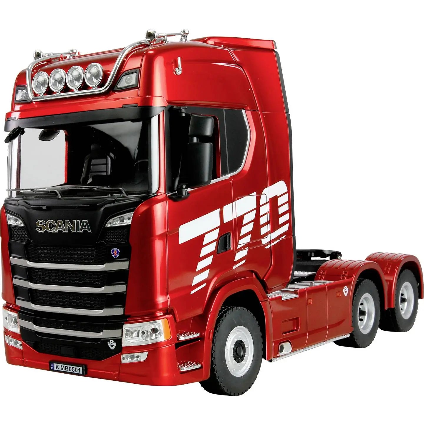 D-Ware Amewi Rc Lkw Truck Scania 770 S Zugmaschine 1:18 Rtr Modell Rot Defektware - 4262500342523