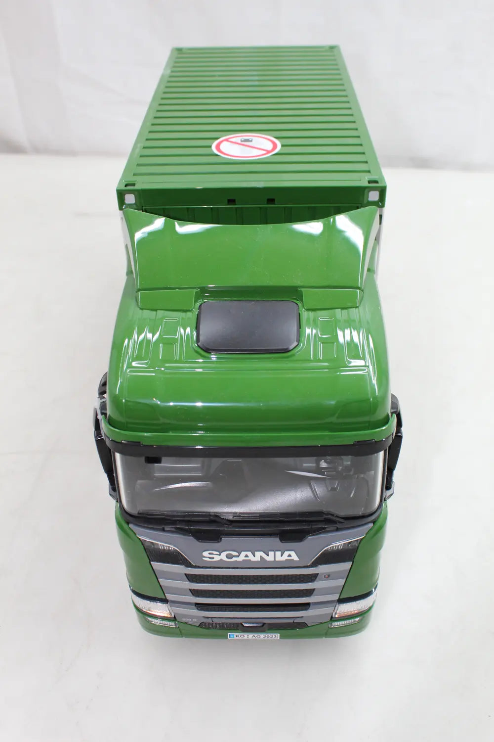 B-Ware Bruder Scania Super 560 R Tiertransporter Rind Nutzfahrzeug Siehe Text/Foto966 - 4001702035488