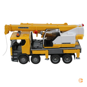 C-Ware Bruder Scania Super 560 R Liebherr Kran Lkw Kranmodell Spielzeug Siehe Text/Foto