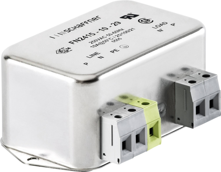 Schaffner Entstörfilter 1 Phasen Filter Fn2415 10 29 Schraubenmontage Filter B-Ware - 7612774473411