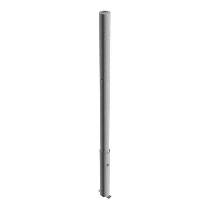 B-Ware Schake Absperrpfosten Typ 460 Z Poller Profilzylinder Feuerverzinkt 8 Stück - 4250384710026