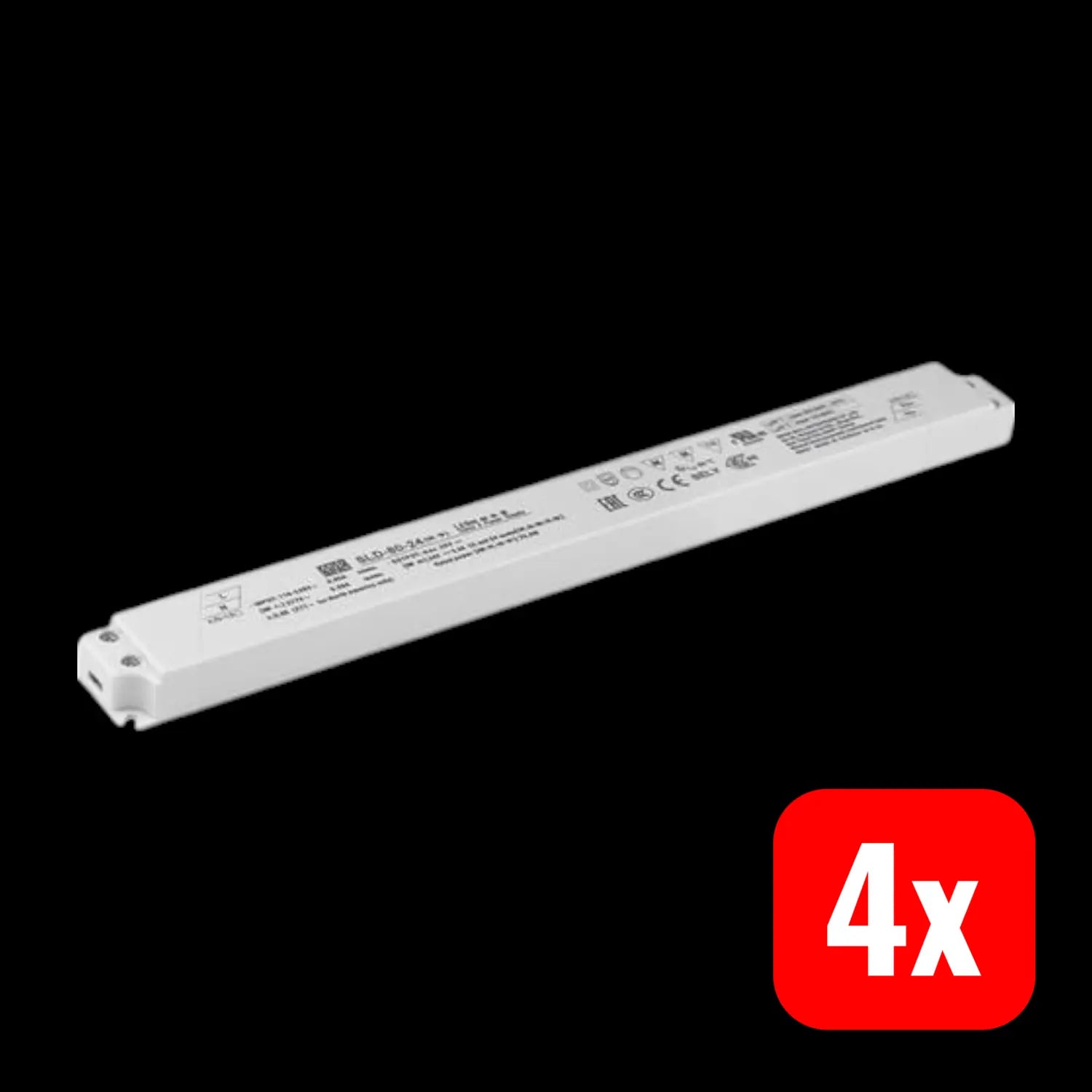 B-Ware Mean Well Led Treiber Treiber Transformator Konstantstrom 79.2 W 6.6 A 4 Stück - 4021087053433