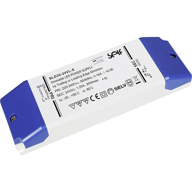 B-Ware Self Electronics Sld30 12 Vl E Led Trafo Treiber Konstantspannung 30 W 2.5 A 12 V473 - 4021087047210