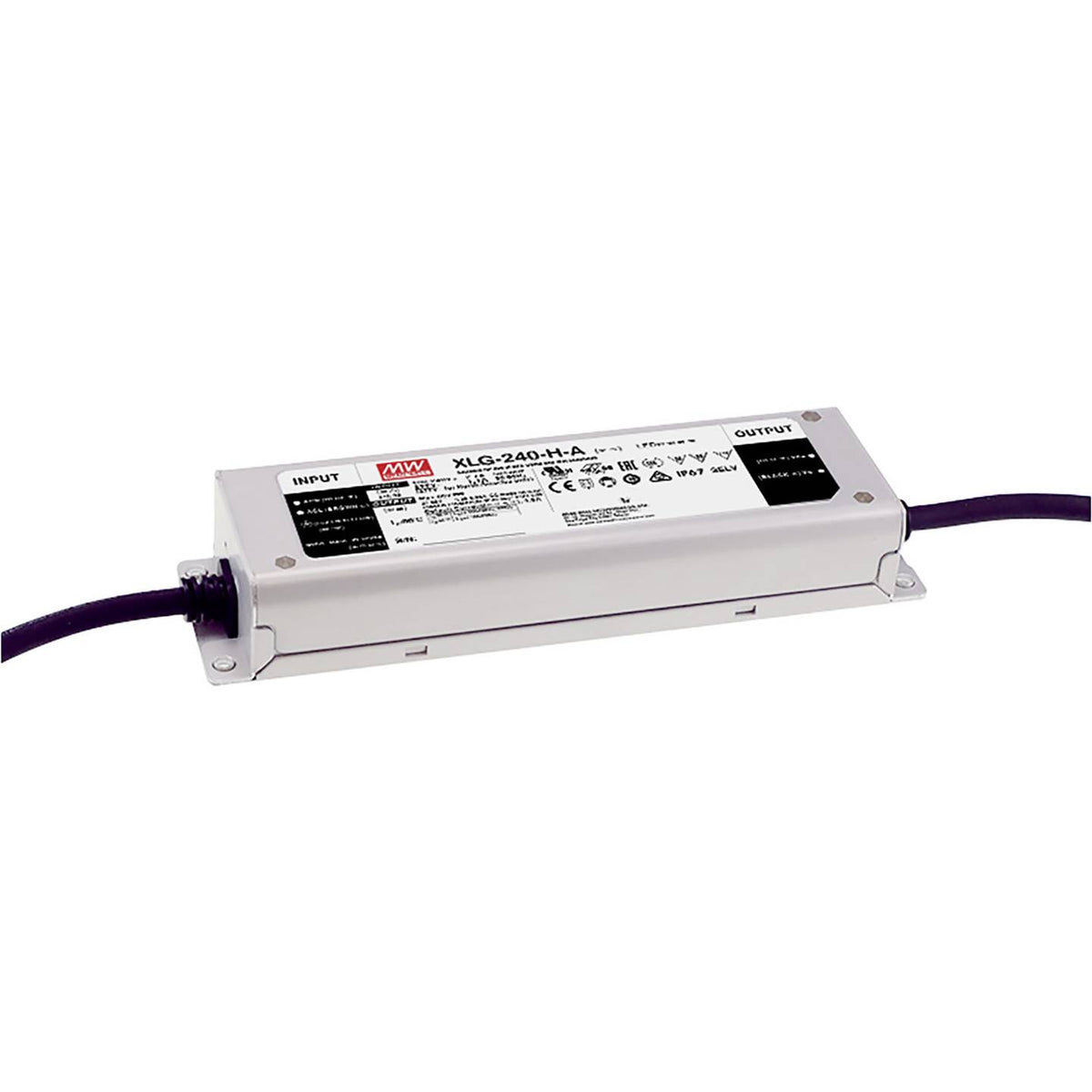 MEAN WELL LED Treiber Stromversorgung Konstantleistung Metall außen IP67 2 STÜCK - 4711287457369