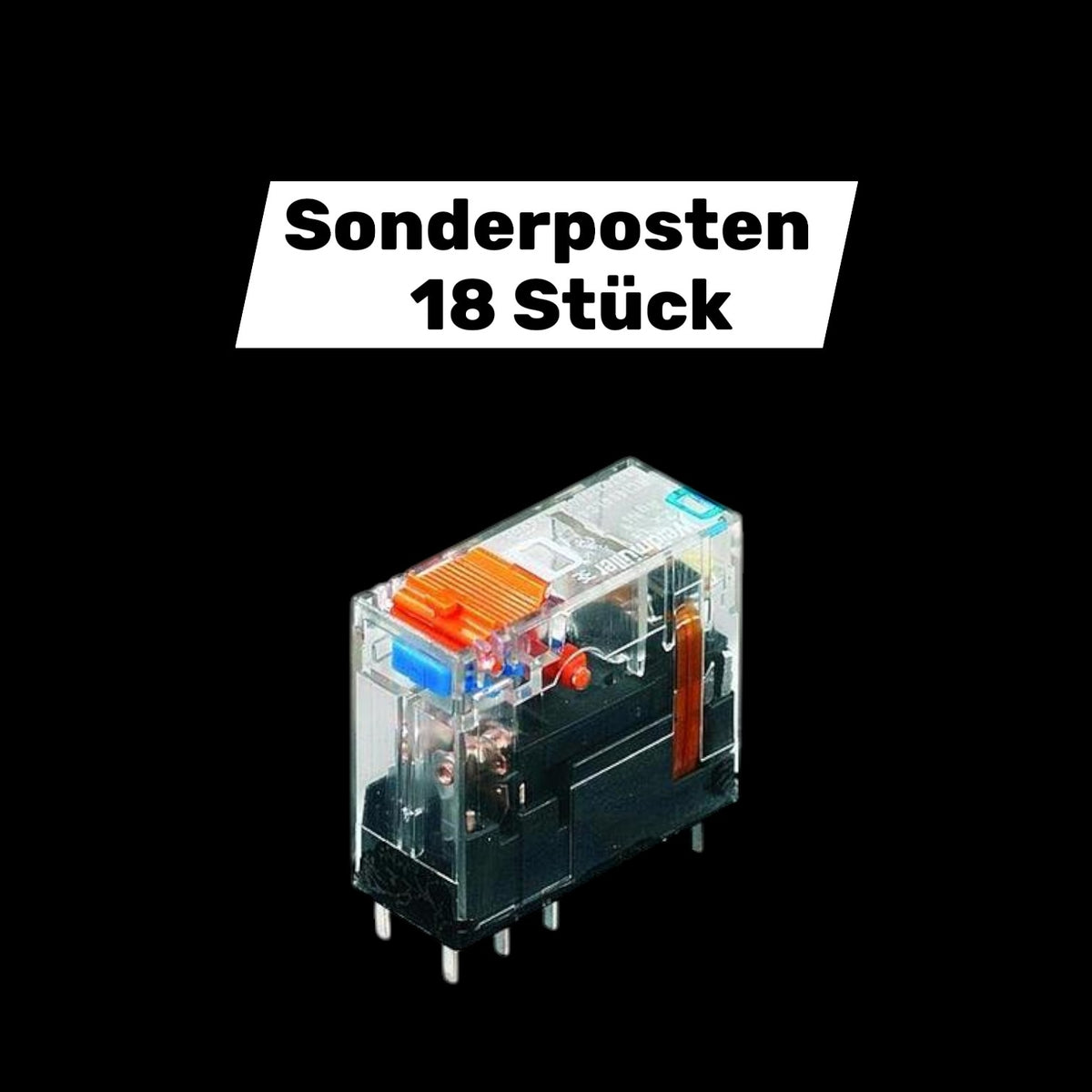 Weidmüller Ersatzrelais Prüftaste RCI484AC4 24V 6,7mA DC Riderseries 18 STÜCK - 4032248613700