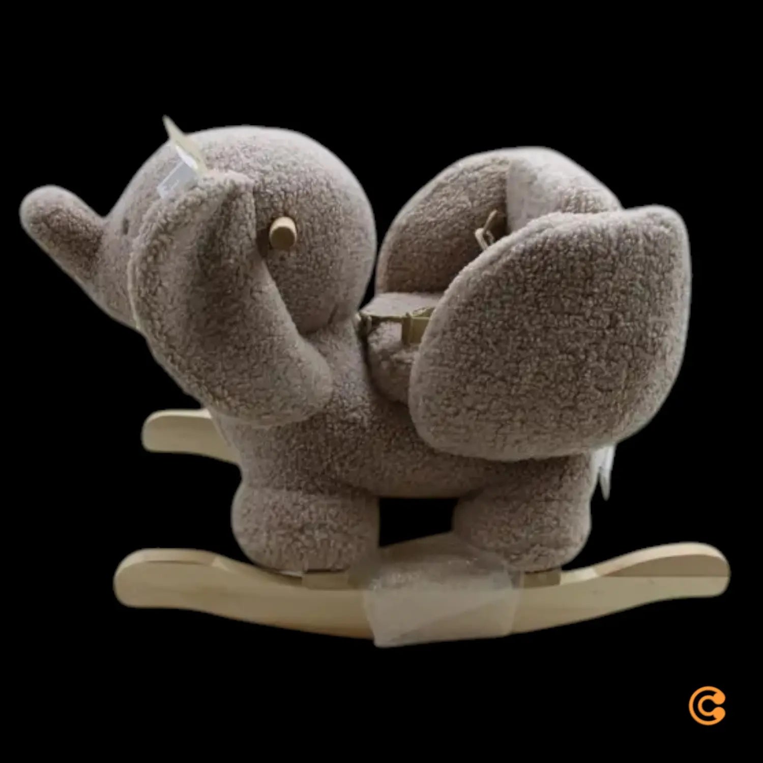 B-Ware Nattou Schaukeltier Schaukelpferd Elefant Teddy Taupe Kinder Spielzeug - 5414673544016