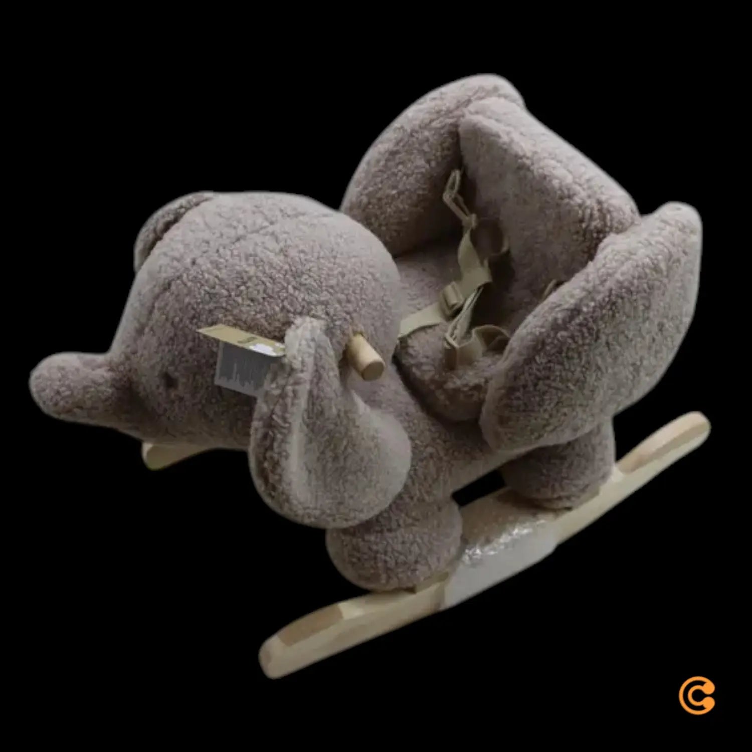 B-Ware Nattou Schaukeltier Schaukelpferd Elefant Teddy Taupe Kinder Spielzeug - 5414673544016