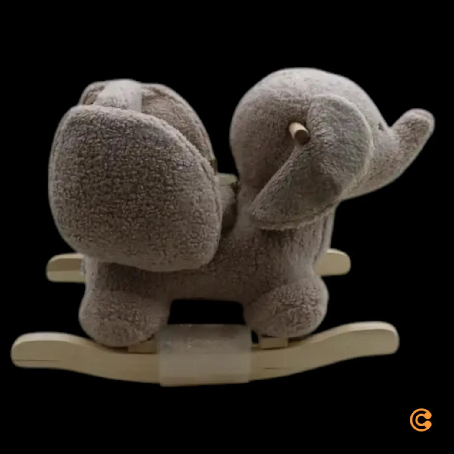 B-Ware Nattou Schaukeltier Schaukelpferd Elefant Teddy Taupe Kinder Spielzeug - 5414673544016
