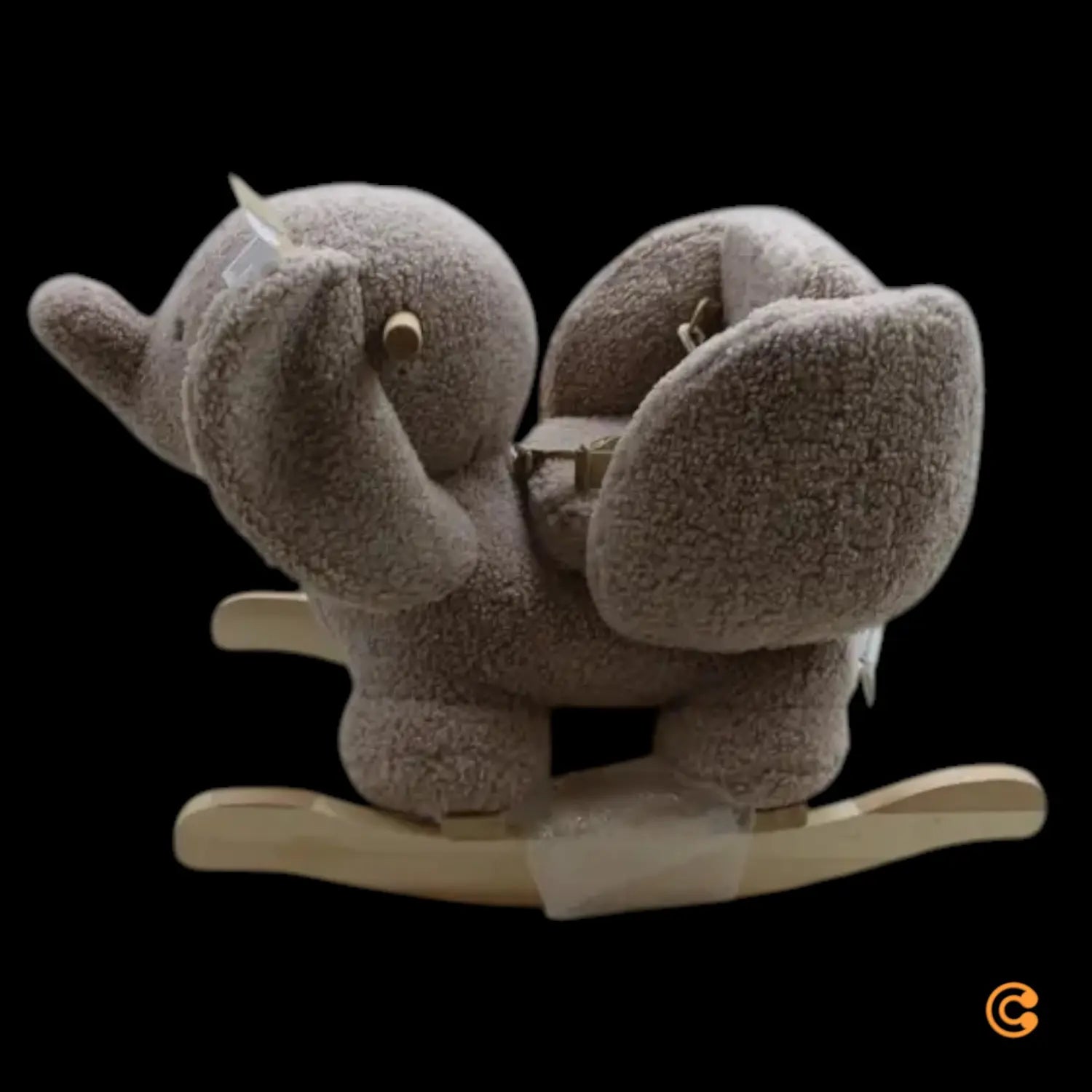 B-Ware Nattou Schaukeltier Schaukelpferd Elefant Teddy Taupe Kinder Spielzeug - 5414673544016