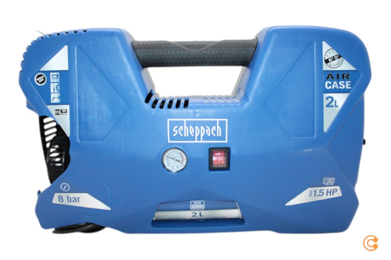 Scheppach Druckluft Kompressor Aircase 2 L 8 Bar Ansaugleistung Siehe Text/Foto B-Ware - 4046664040309