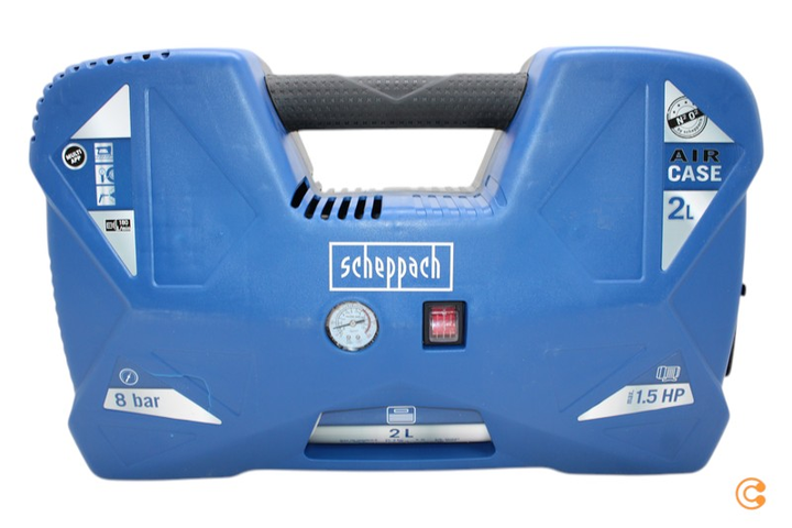 Scheppach Druckluft Kompressor Aircase 2 L 8 Bar Ansaugleistung Siehe Text/Foto B-Ware - 4046664040309