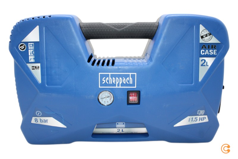 Scheppach Druckluft Kompressor Aircase 2 L 8 Bar Ansaugleistung Siehe Text/Foto B-Ware - 4046664040309