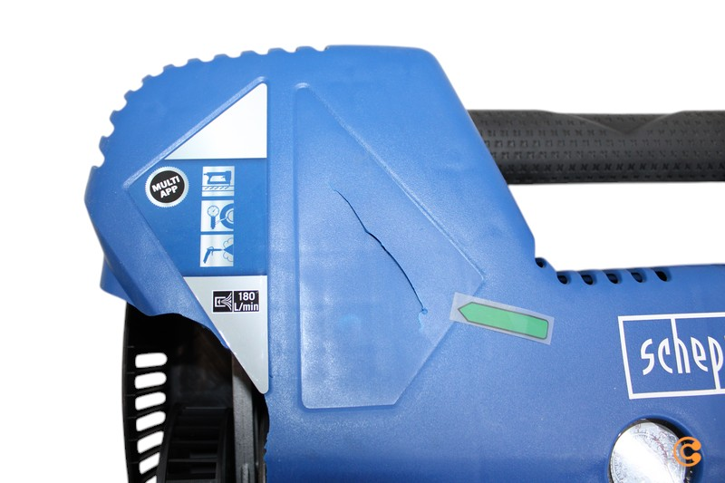 Scheppach Druckluft Kompressor Aircase 2 L 8 Bar Ansaugleistung Siehe Text/Foto B-Ware - 4046664040309