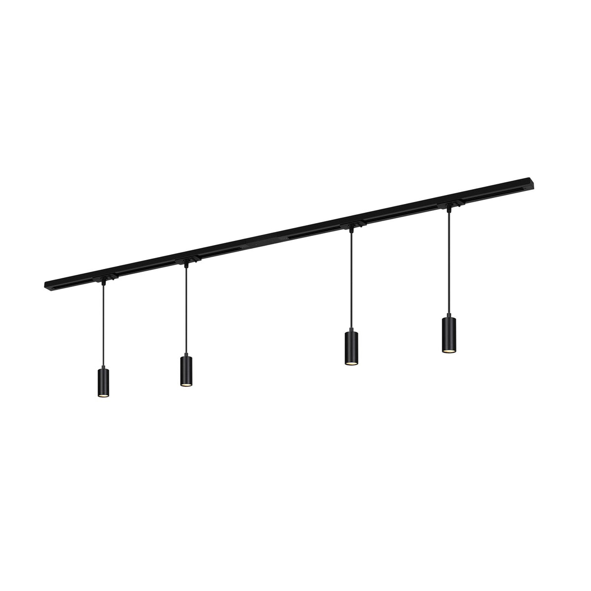 Briloner Schienensystem RAIL Stromschiene LED Pendelleuchte schwarz Länge 1,5m - 4002707461388