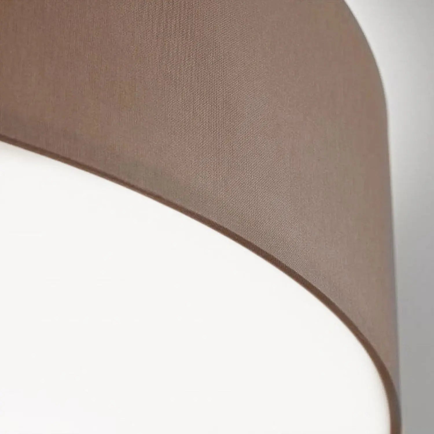 B-Ware Orion Deckenleuchte Pendelleuchte Lampe Shade Textilschirm Braun Messing 80cm - 9003090259908