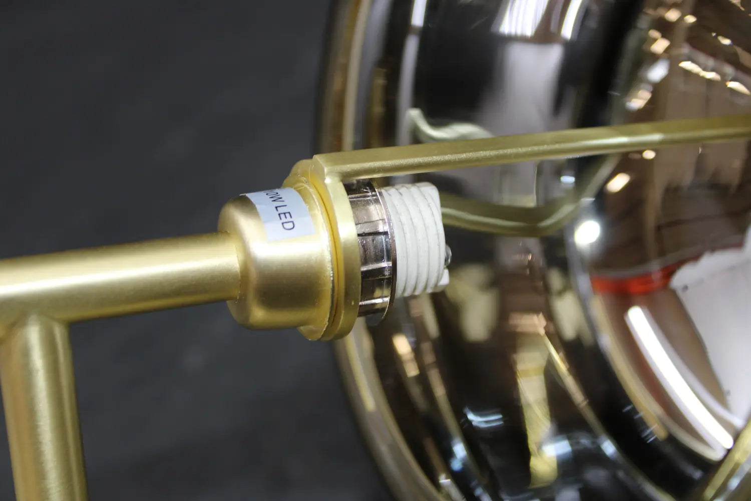 B-Ware Miloox Wandleuchte Wandlampe X Ray Gold Led Leuchte Glas Metall Siehe Text/Fotos - 8050612944706