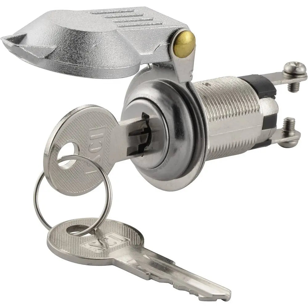 B-Ware Tru Components Schlüsselschalter Schlüsselumschalter Metall Rastend 10 Sets - 4064161485829