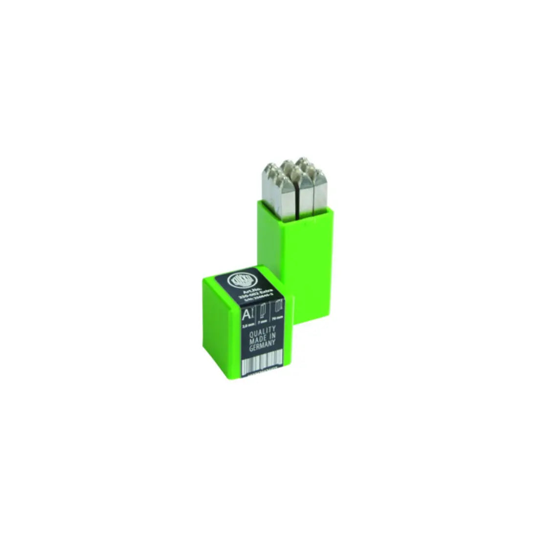 B-Ware Kukko Schlagzahlen Set Zahlenstempel Zahlen 0 9 Kunstoffbox 9 Teilig 2 Sets - 4027474627119