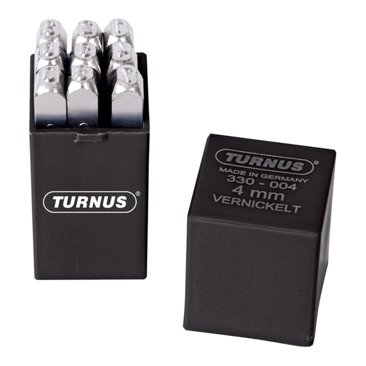 Kukko Schlagzahlensatz Set Zahlenstempel Zahlen 0 9 12mm Kunststoffbox B-Ware - 4027474627379