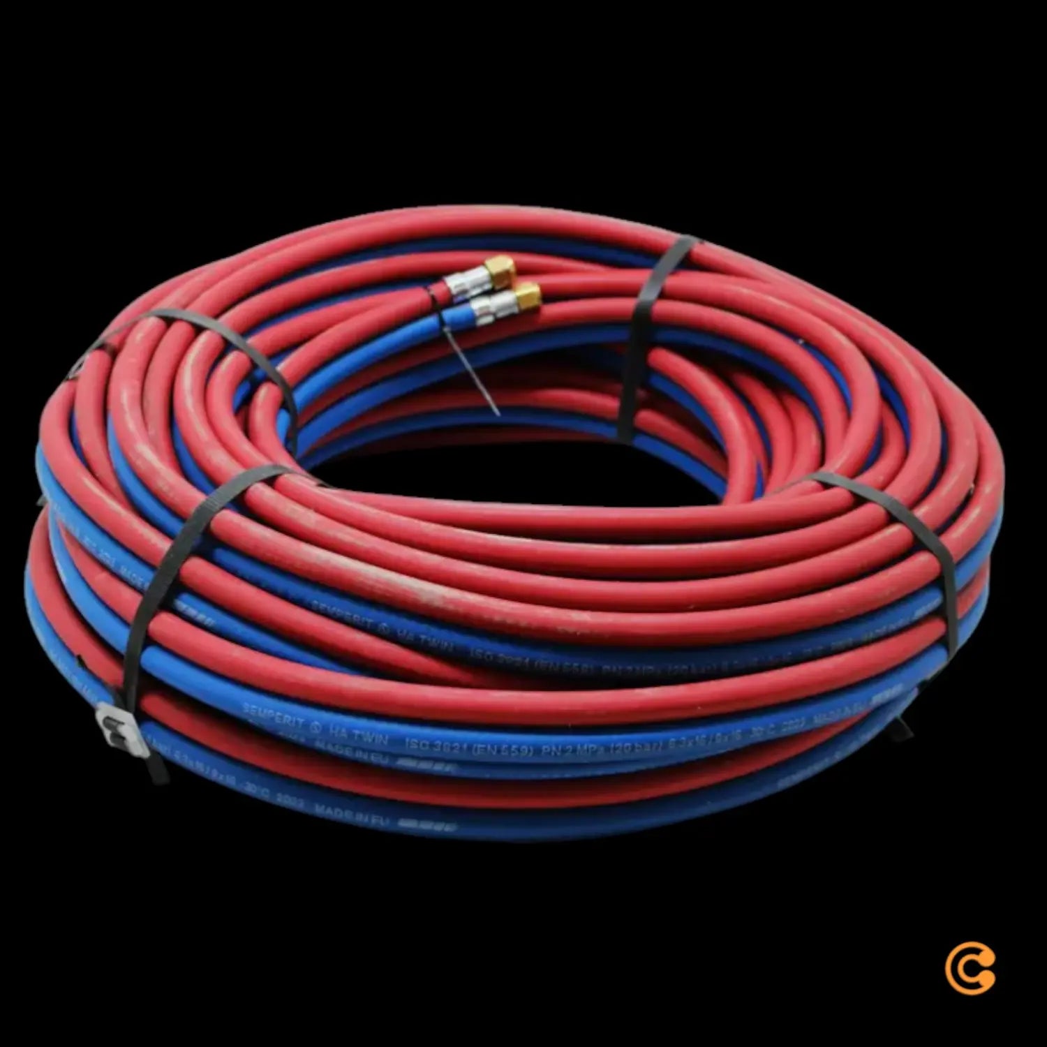 B-Ware Schlauchgarnitur Schlauch Set 40 M Komplett Montiert Außen Durchmesser 13 Mm