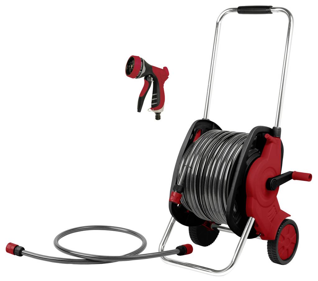 Toolcraft Gartenschlauchwagen Gartenschlauch Schlauchalter Schlauchtrommel - 4064161151472