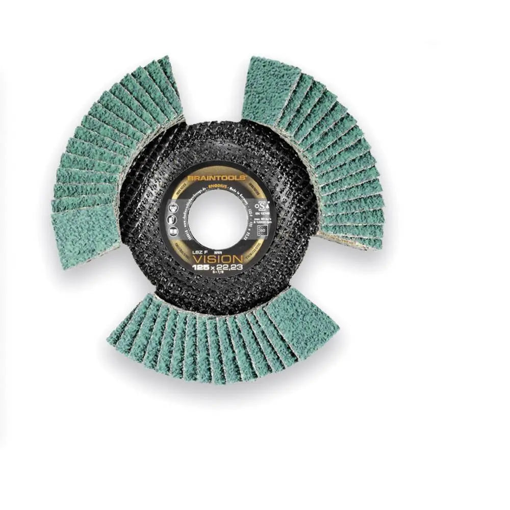 B-Ware Rhodius Lamellenschleifscheibe Fächerscheibe Vision Glasgewebe 125 Mm 10 Stück - 4011890059975