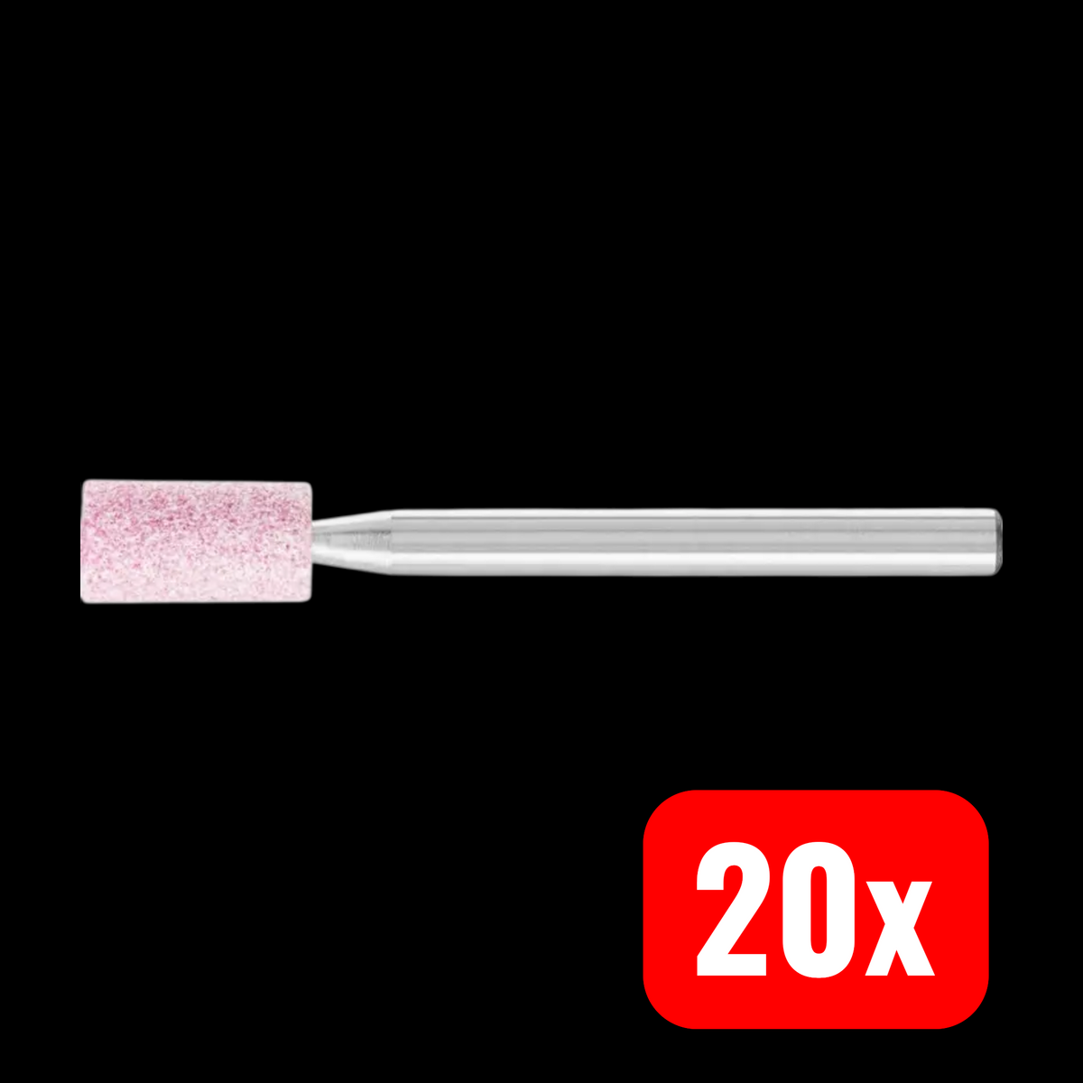 PFERD Schleifstift Schleifstein Durchmesser 5 mm Stahl Schaft 3 mm 20 STÜCK - 4007220094860