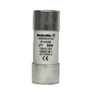 B-Ware Weidmüller 4000003733 Fuse Wsfl 22 X58 50 A 1 K5 V Gpv Feinsicherung