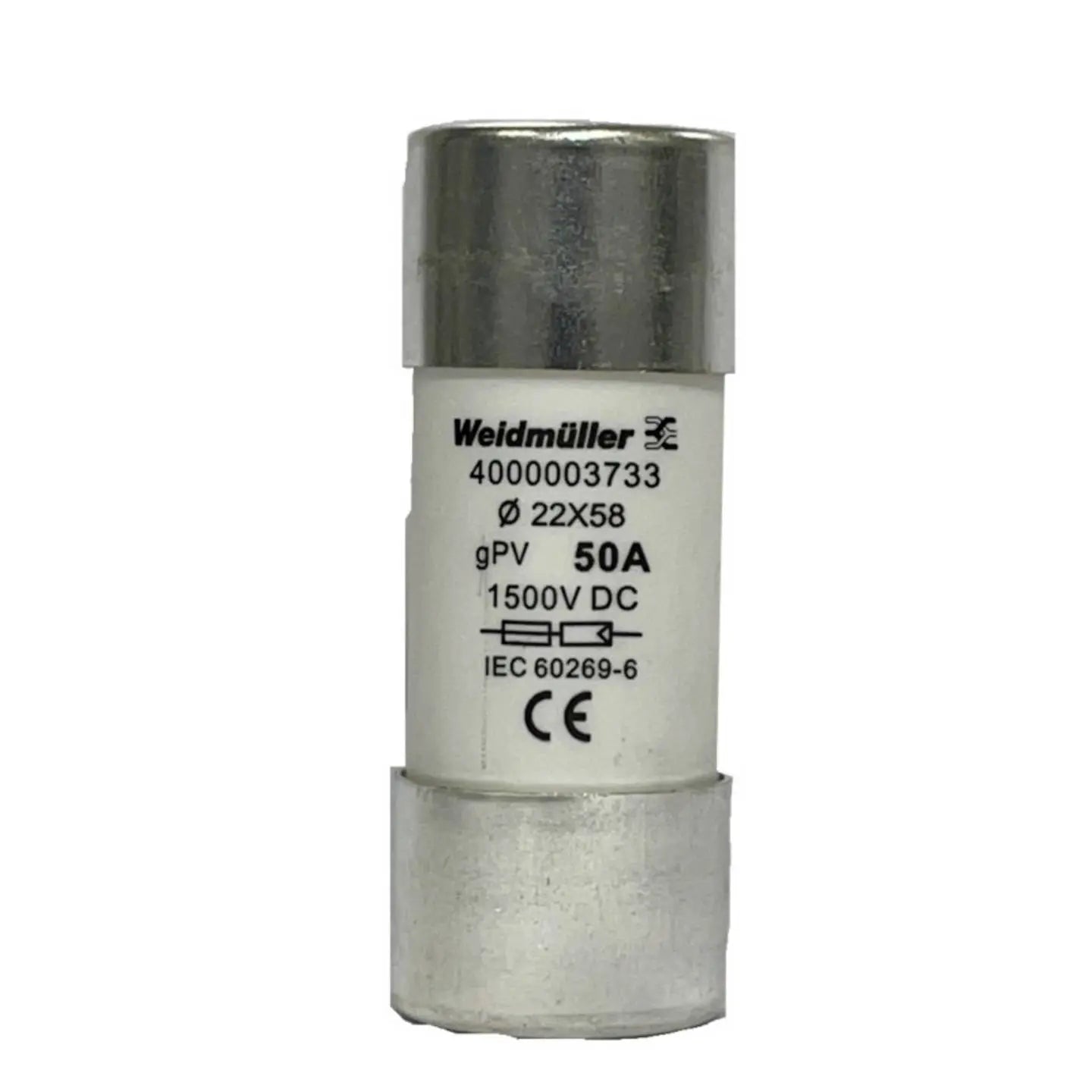 B-Ware Weidmüller 4000003733 Fuse Wsfl 22 X58 50 A 1 K5 V Gpv Feinsicherung155 - 8430243427159