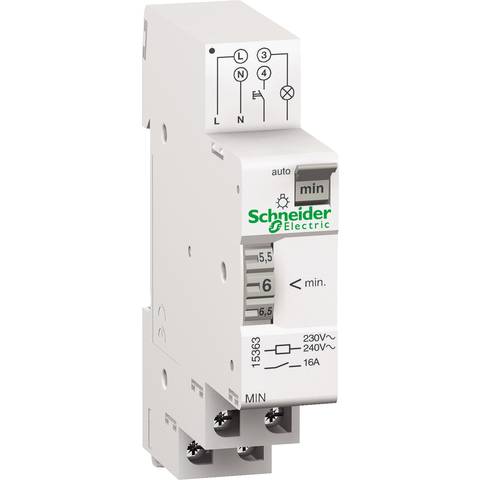 Schneider Electric 15363 Treppenlichtzeitschalter Hutschiene 230 V - 3303430153634