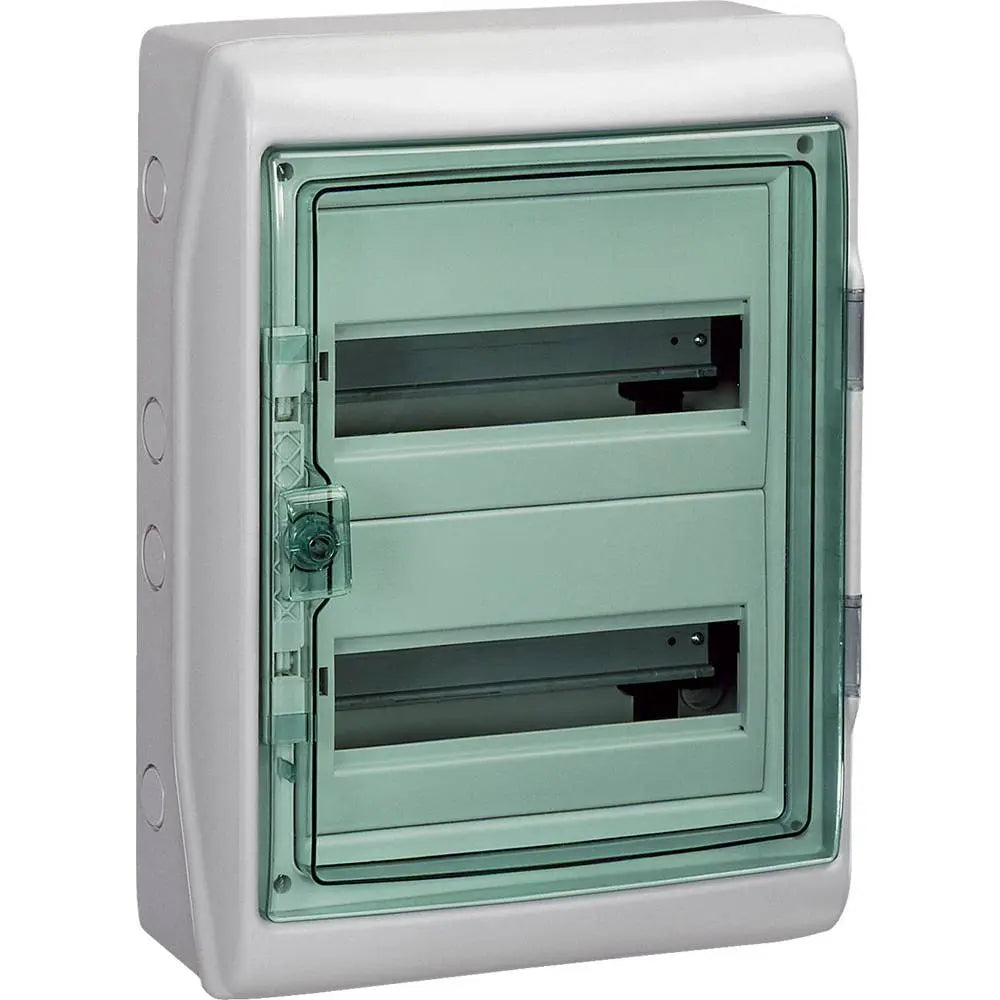 B-Ware Schneider Electric Kleinverteiler Verteilerschrank Oberflächenmontage Grau 13433 - 3303430134336