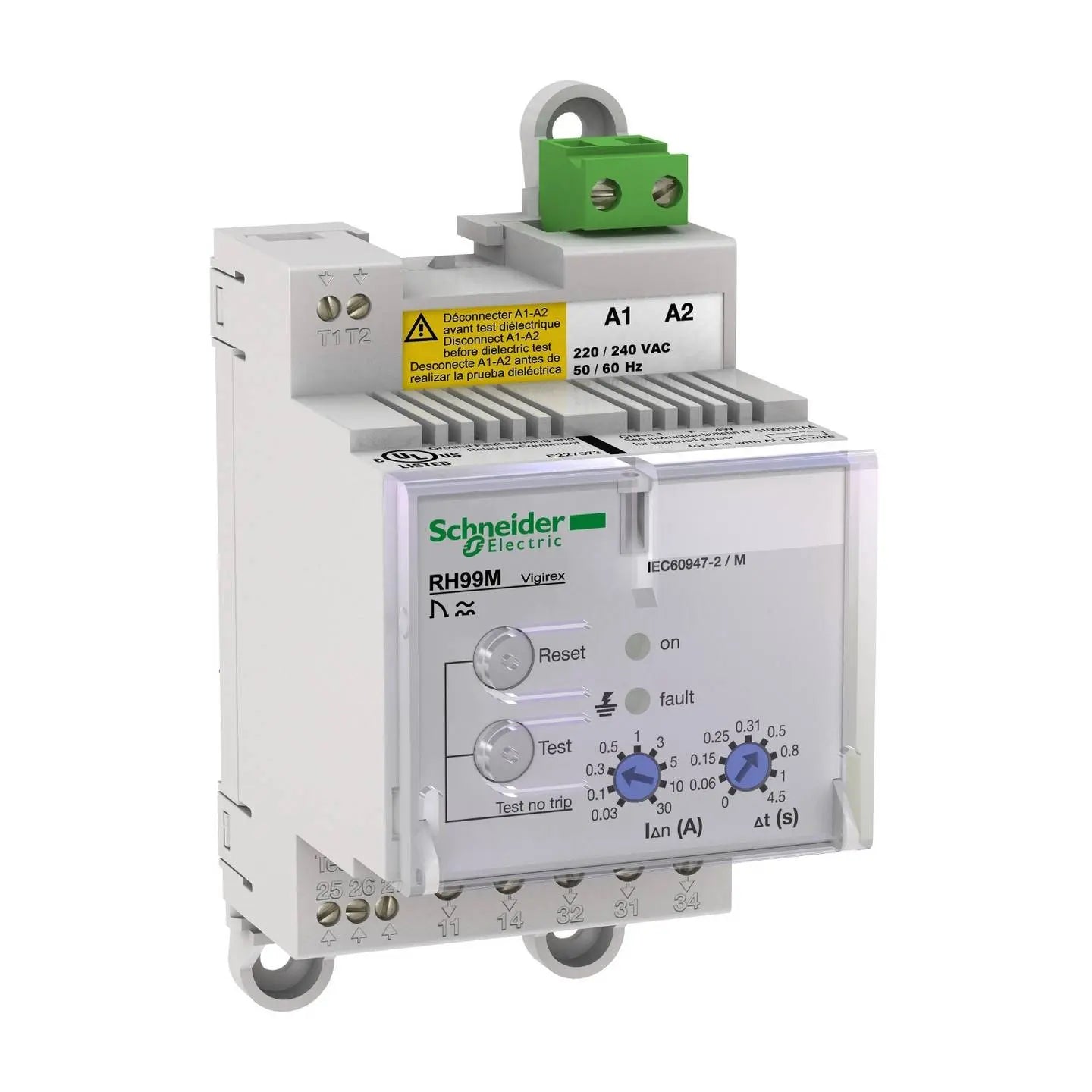 B-Ware Schneider Electric Schutzrelais Fehlerstromrelais Vigipact Rh99 M Drehstromnetz - 3303430561736