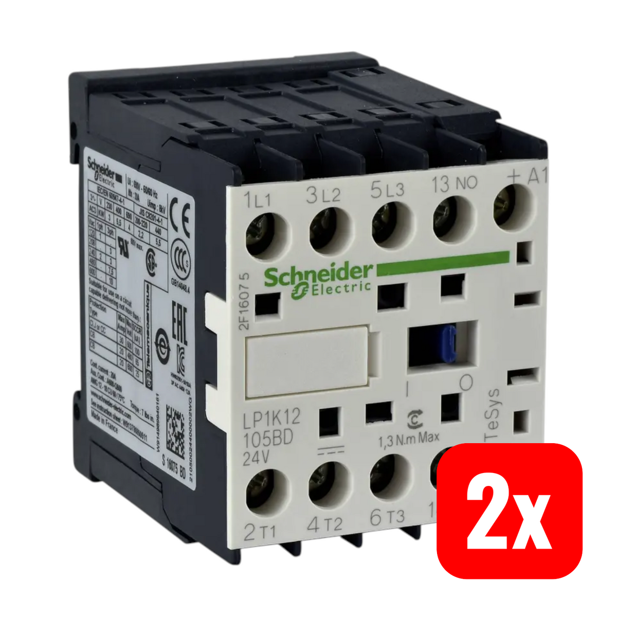 Schneider Electric Leistungsschütz Schütz Netzschütz LP4K09015BW3 TeSysK 2 STÜCK - 3389110499896