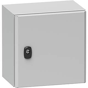 B-Ware Schneider Electric Gehäuse Stahl Leergehäuse Schaltschrank Industriegehäuse Grau
