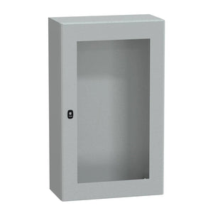 B-Ware Schneider Electric Schaltschrank Gehäuse Verteiler Panelset S3 Db Stahl Grau Wand