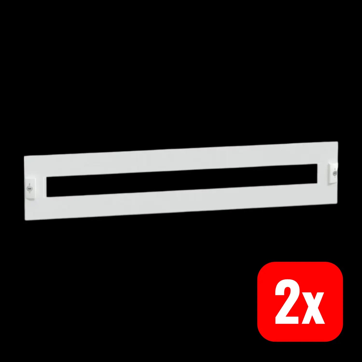 B-Ware Schneider Prisma Se T P Frontplatte Abdeckung Platte 45mm Ausschnitt 3 He 2 Stück - 3606481872753